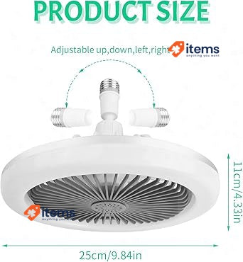 Cozlly Width Ventilator with 30W Regulable LED Light White <p>With a unique