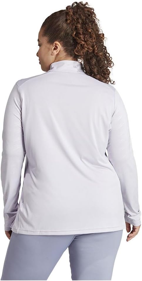 adidas Women's Tee P Slim Collared Neck T-Shirt Ampala/White