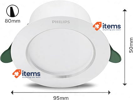PHILIPS LED Ultra Efficient Round Diamond Cut Spot Cool White Light 4000k 150mm