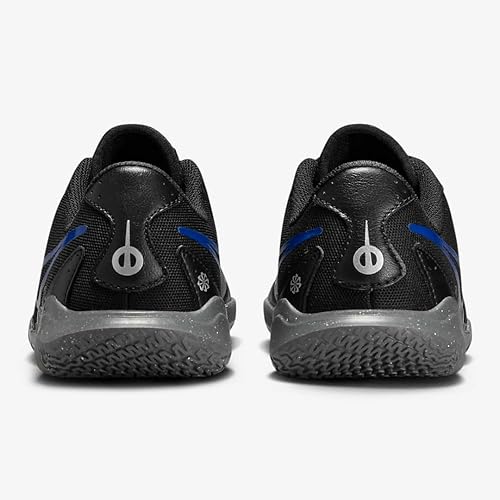 NIKE Legend 10 Club, Soccer Shoes Black Chrome Hyper Royal 38 EU