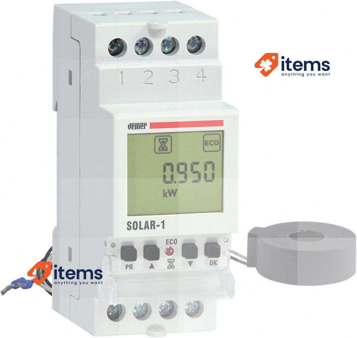 VEMER VE794000 SOLAR-1 - Load Control Unit, Tool White