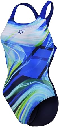 Arena Women Women's Arena Visual Waves Swim Pro Back Lb