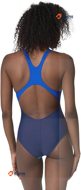 Arena Women Women's Visual Waves Swim Pro Back Lb Feel Bra Swimsuit Swimwear