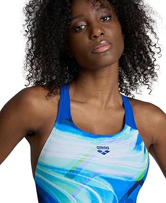Arena Women Women's Arena Visual Waves Swim Pro Back Lb