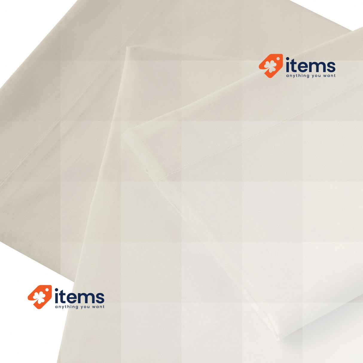 Degrees Home Double Bed Sheet Set 150x190 4 Piece Flat Sheet 2 Pillowcase 190 cm
