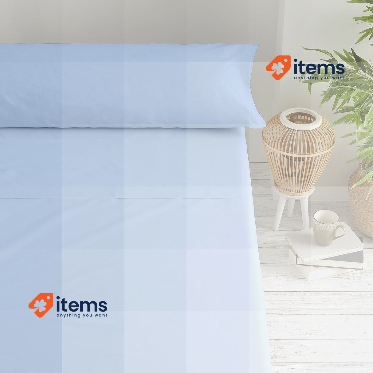 Degrees Home 3-Piece Sheet Set 135x190 1 Flat Sheet 1 Fitted Sheet 1 Pillowcase