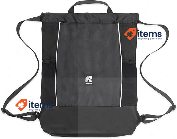 AUDETIC Drawstring Bag Women & Men Lightweight Fit Backpack Black Beige Girls