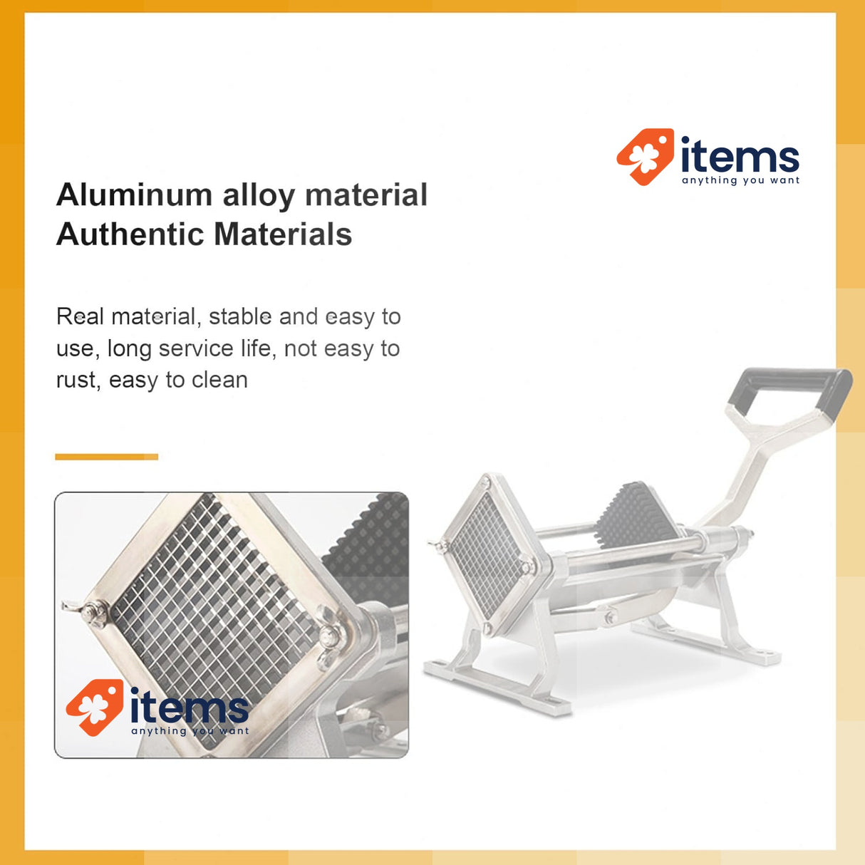 Topiky French Fry Cutter Replacement Blade French Fries Cutter (12mm)