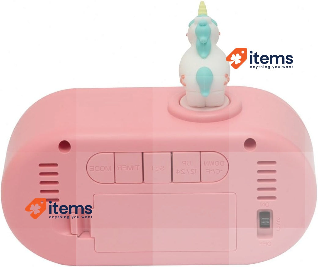 Mr.wonderful Despertador, Unicorn Pink, 11.8 X 6 4.5 Comunication S L Alarm