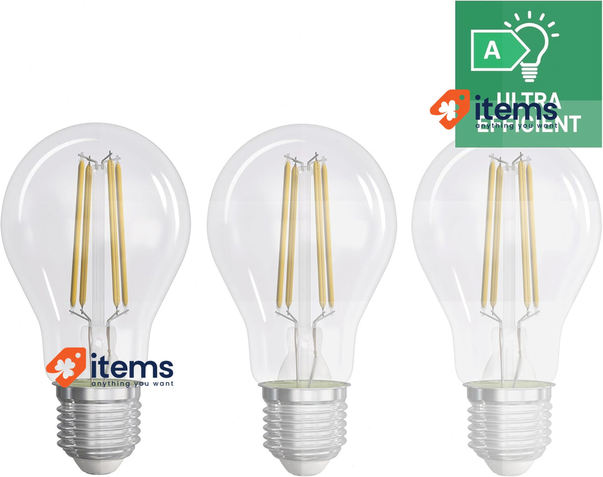 EMOS - LED Filament Light Bulb A60 E27 Base Neutral White Night Lights