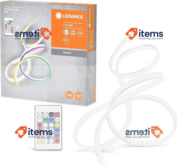 LEDVANCE Neon Flex 2M Led Strip, White, 4.7W, 45Lm, RGB Color Control