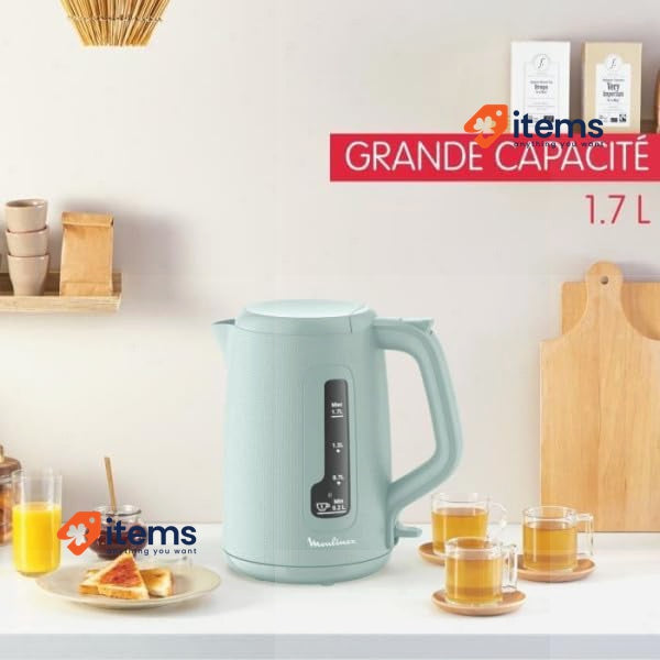 Moulinex Electric Kettle, 1.7 L, 1 Cup Indicator, Anti - Limescale Filter Ball