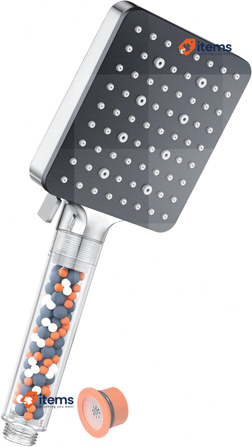 YEAUPE PRO Universal Shower Head With Filter, 115 X 100 Mm Water Saving Jet High