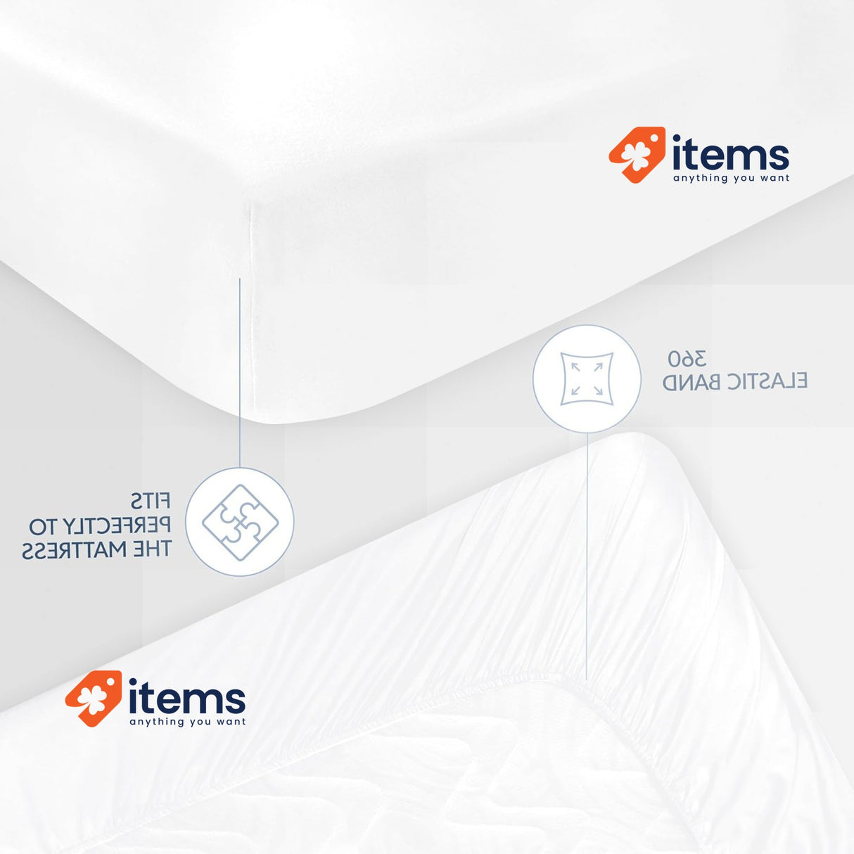Dreamzie Fitted Sheet 140 x 200 cm Soft Microfibre For Thick Mattresses White