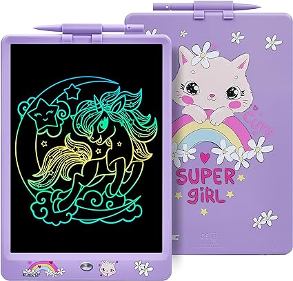 DYNA-PM Cat Writing Tablet Children 10 Inch, LCD Drawing Children's Magnetic