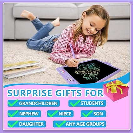 DYNA-PM Cat Writing Tablet Children 10 Inch, LCD Drawing Children's Magnetic