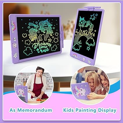 DYNA-PM Cat Writing Tablet Children 10 Inch, LCD Drawing Children's Magnetic