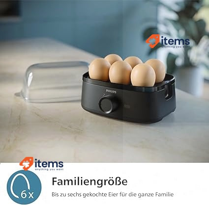 Philips Machine for Cooking Eggs from Series 3000, Family Size, up to 6 eggs