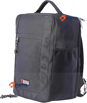 Coronel Tapioca - Travel Backpack Cabin Airplane 40 X 20 25 Black 40 x 20 x 25
