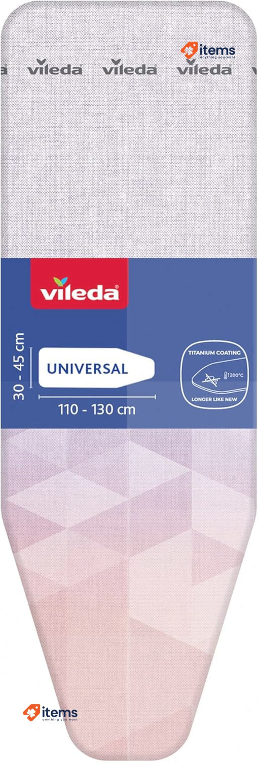 Vileda Diamond Ironing Board Cover, Longer Easy To Install Universal Size Like