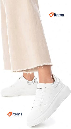 REFRESH 171650, Women's Shoes, White, Size 41 EU / 7.5 UK Ladies Shoes Sneaker
