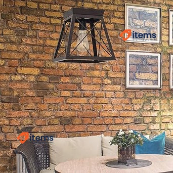 BEL AIR HOME - Pendant Lamp NARA For DINing Room & Bedroom Black Wall Lights