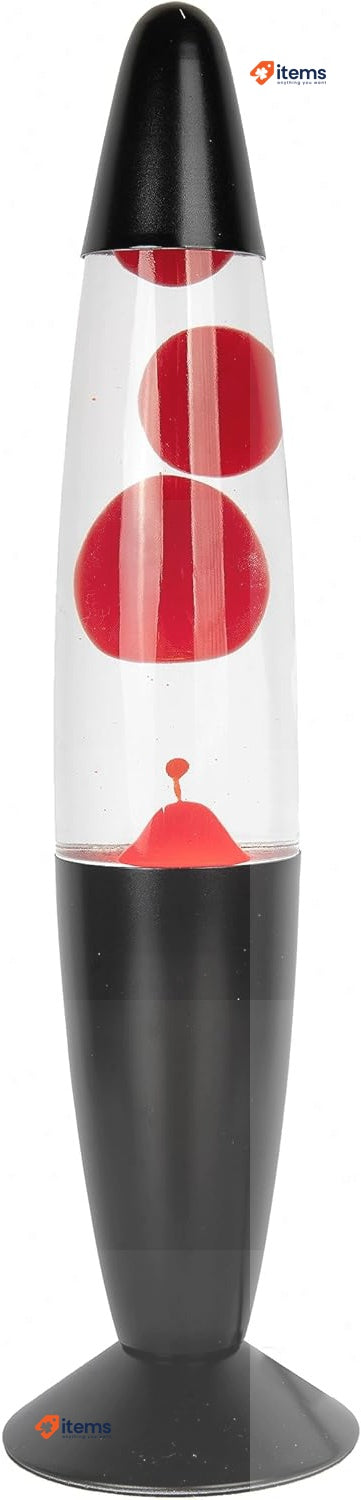 Fisura GIFTMARKET - Red Lava Bulb. Night Light with 2 Lights