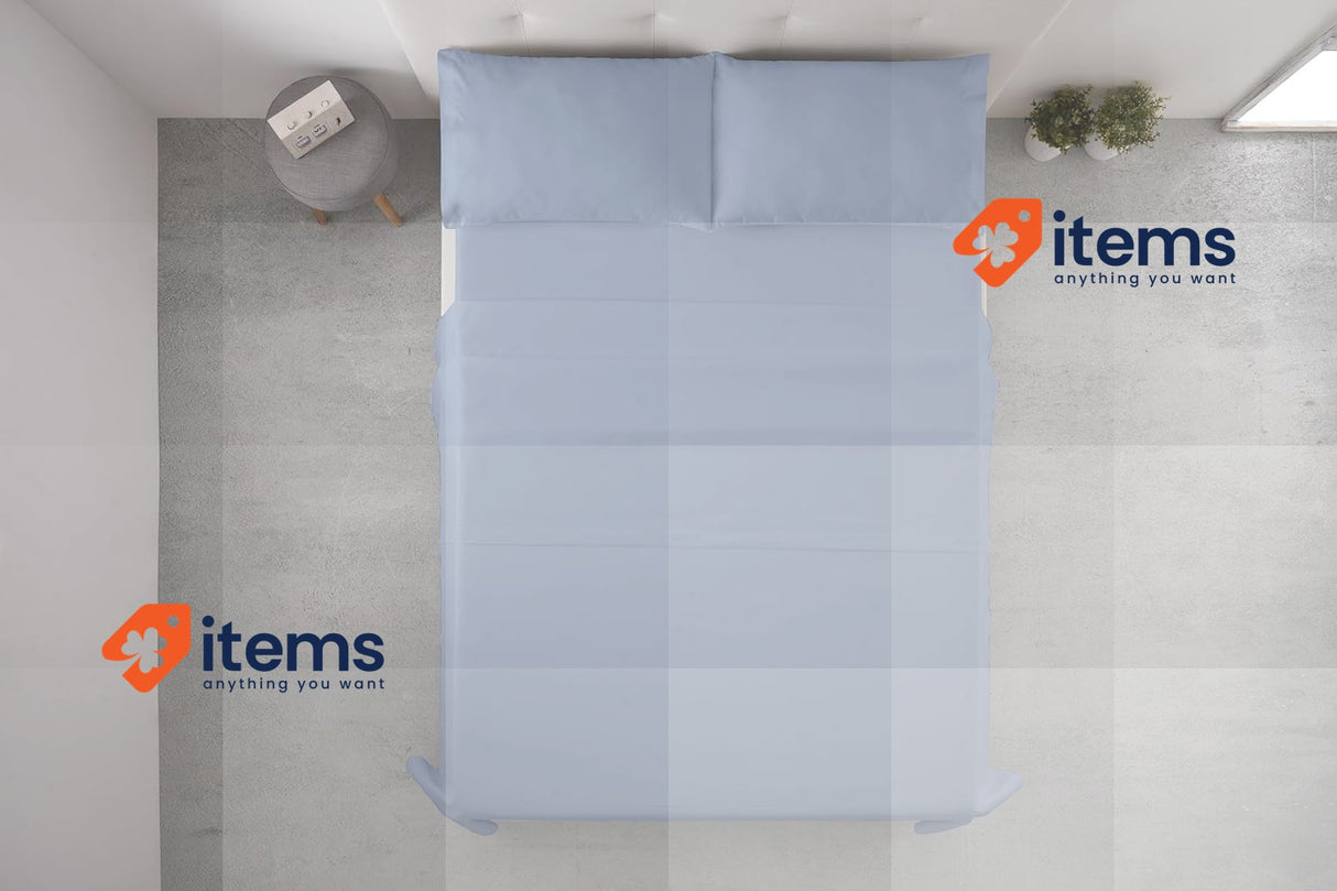Degrees Home Set Of Sheet 140x190-4 Pieces 1 Sheet 1 Fitted Sheet 2 Pillowcases