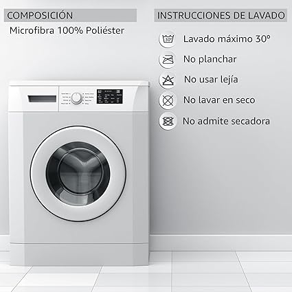 SomniHome Set of Sheets 150 x 190 cm Top Sheet and 2 Pillowcases Blue