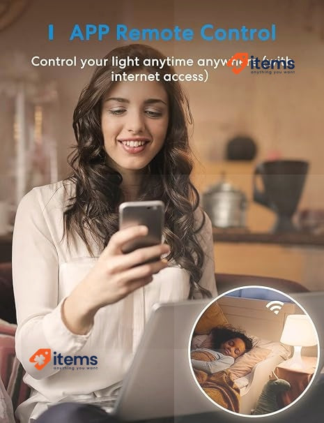 meross LED bulb Vintage Edison, Intelligent bulb Alexa WiFi 2 Pieces White
