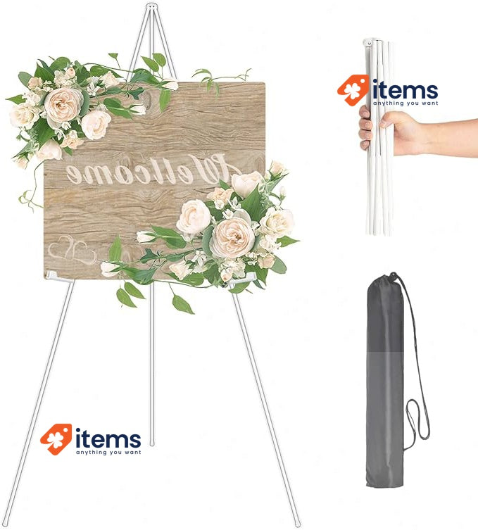 Staffelei Stand for Wedding sign poster Canvas stand white staffelei 169cm