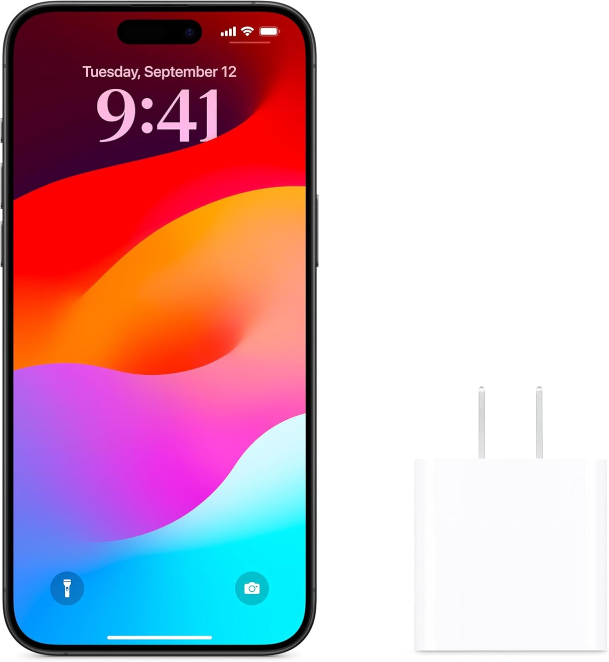 USB Charger C And Plug Paired Adapter White