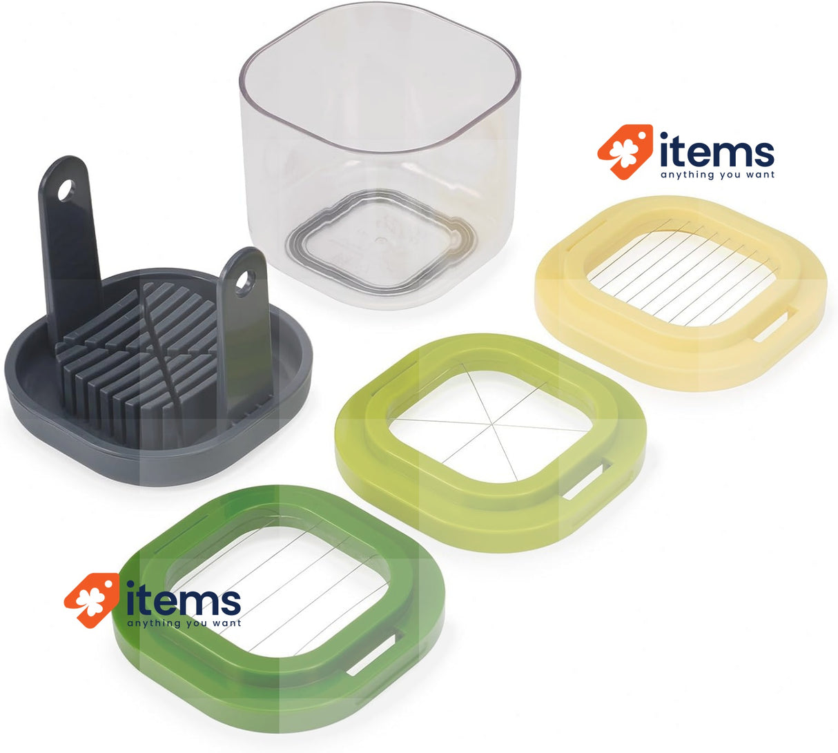 Joseph Joseph Multi-Prep Mini, 3-in-1 Compact Space Saving Vegetable Chopper