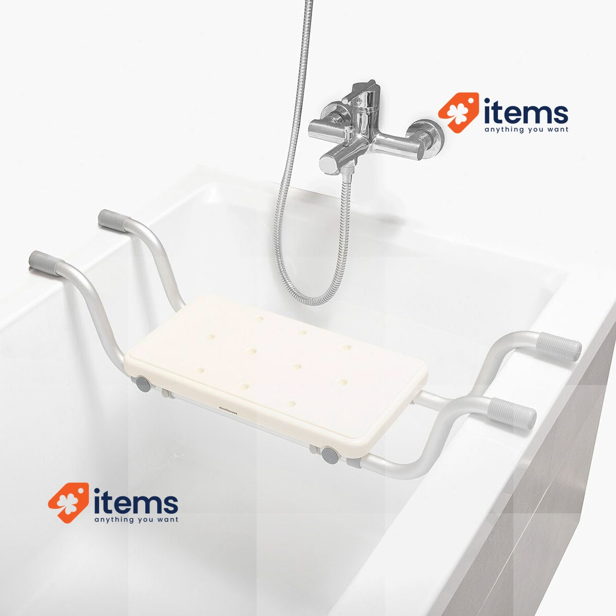 InnovaGoods Non-Slip Bath Seat 2-in-1, White Seburett <p>?【ERGONOMIC DESIGN】Our