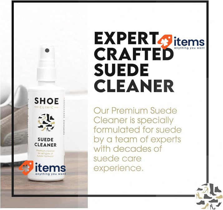 Shoe Clinic Suede Cleaner and Suede Protector 125ml Deep Cleans & Protects