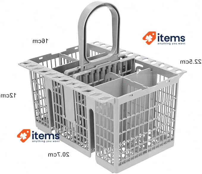 DL SERVICE Dishwasher Basket Compatible With Hotpoint Ariston Indesit Gray Cage