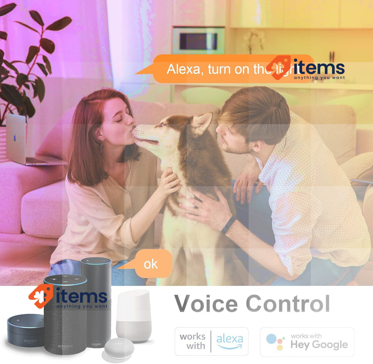 ANTELA Smart Bulb E14 Alexa Light Bulb A60 8W 806LM LED RGB Dimmable Bulb, 4PCS