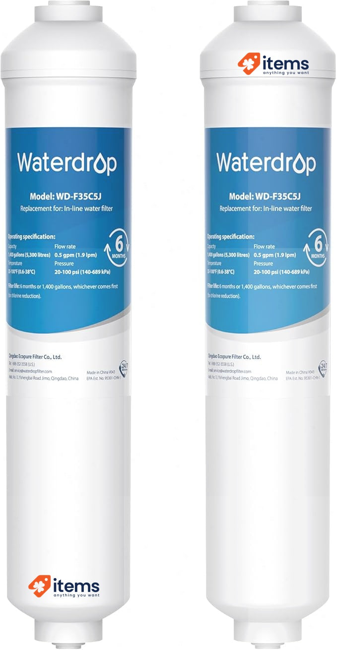 Waterdrop Fridge Water Filter Replacement for Samsung® DA29-10105J HAFEX/EXP