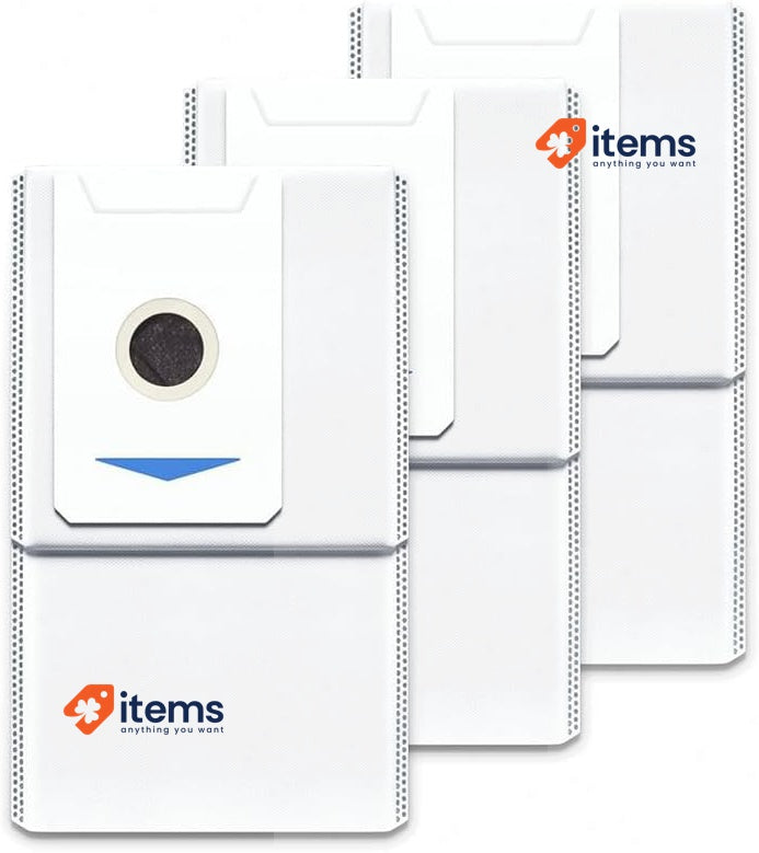 ECOVACS 3 Pack Antibacterial Dust Bags For DEEBOT T30 PRO OMNI / Robot Vacuum