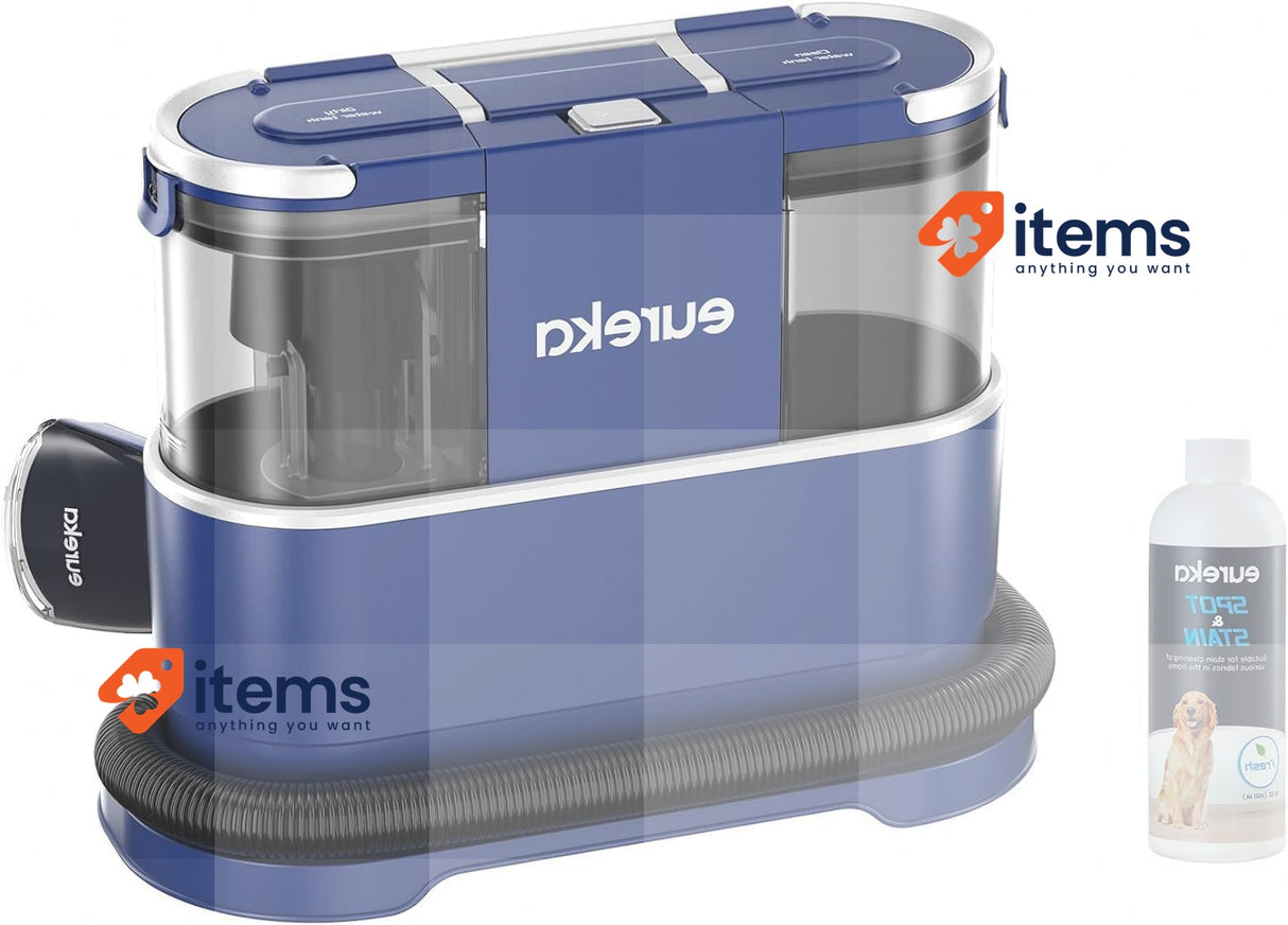 Eureka NEY100 Washing Vacuum Cleaner, Carpet Cleaner 1.5 Liter Blue