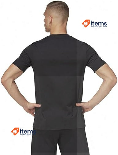 Adidas Men's Entrada 22 T - Shirt Black Sportswear - Classic Design T-Shirt