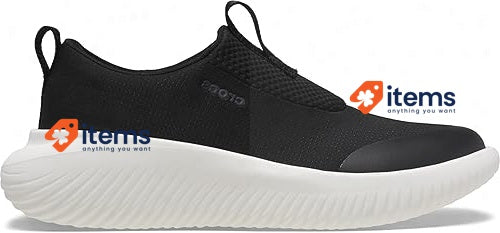 Crocs Mellow Ease Rubber Sneaker Black/White Size UK M10/W11 (EU 45)