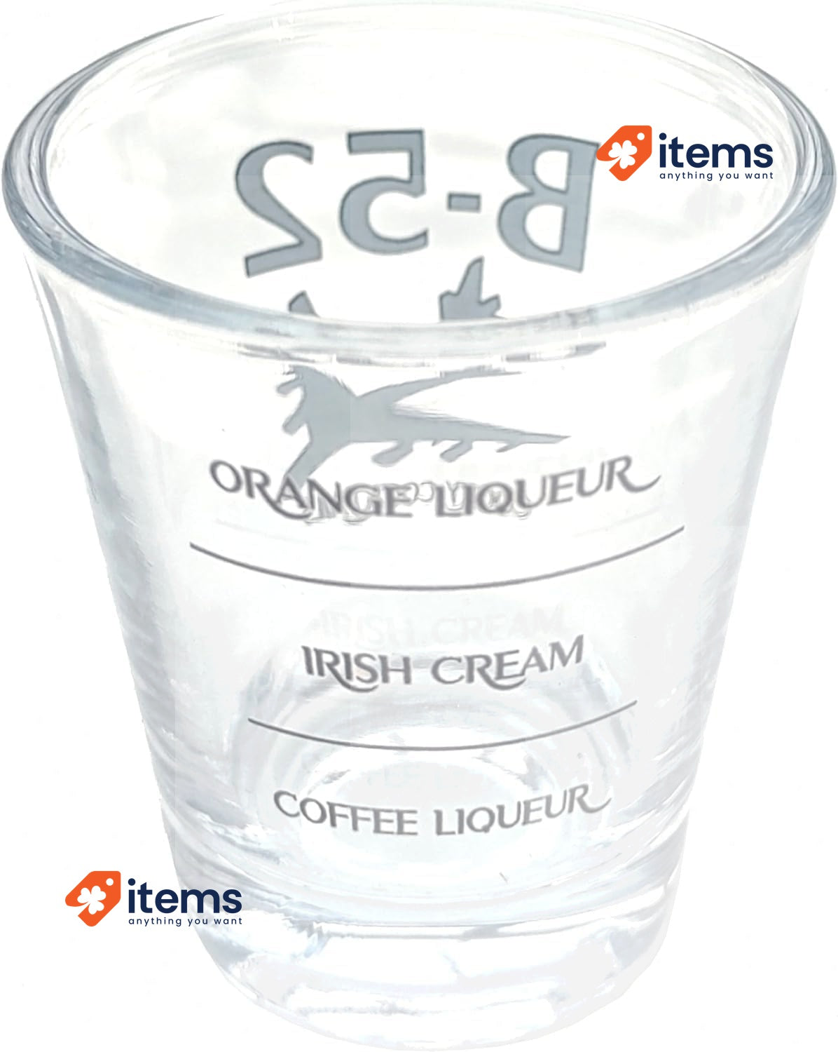 The Spice Specialist B52 Shot Transparent Glasses (Pack of 2), Cocky Cocktails