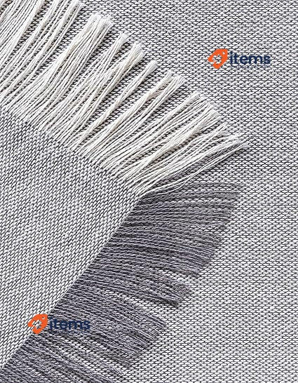 Todocama Multipurpose Quilt Foulard Blanket for Bed Sofa (125x180cm, Dark Grey)