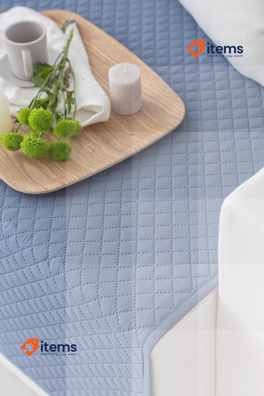 Todocama Sofa Cover Seat Protector Padded Diamond Pattern Breathable Easy Clean