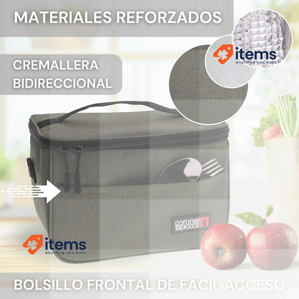 Coronel Tapiocca 0LX1702 Sidney Thermal Small Portable Fridge Lunch Box Green