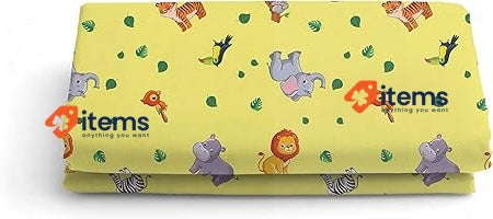 hermet Jolly Jungle Single Duvet Cover Set 100% Cotton Top Sheet Fitted Sheet