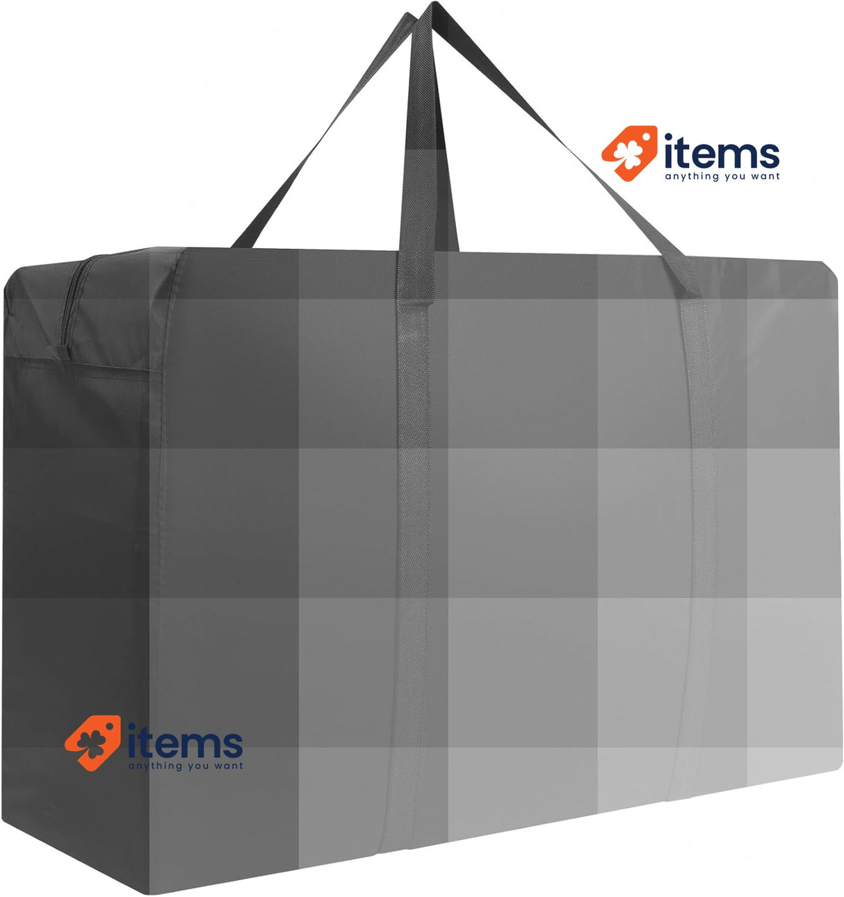 Cozary Storage Bag, Waterproof Carry Bag for Clothes, 72 x 43 x 28 cm, Black 87L