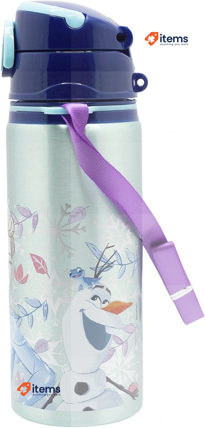 POP-UP ALUMINUM BOTTLE WITH STRAP 730 ML FROZEN SNOWY TALE <p>All our products
