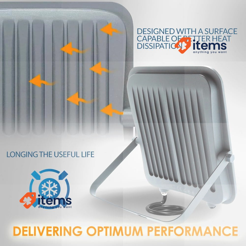 M LEDme Napoli LED Projector 50 W, 6,000 Lumens, IP65 Dimmable Black